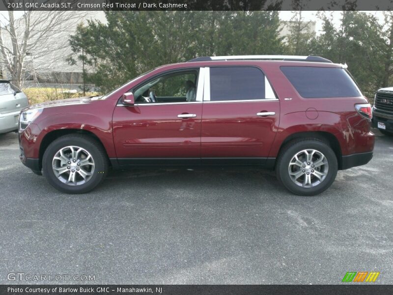 Crimson Red Tincoat / Dark Cashmere 2015 GMC Acadia SLT