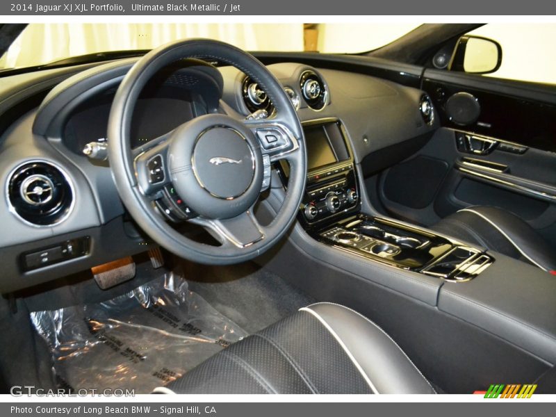 Ultimate Black Metallic / Jet 2014 Jaguar XJ XJL Portfolio