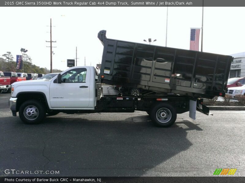  2015 Sierra 3500HD Work Truck Regular Cab 4x4 Dump Truck Summit White