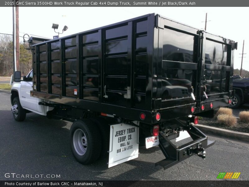 Summit White / Jet Black/Dark Ash 2015 GMC Sierra 3500HD Work Truck Regular Cab 4x4 Dump Truck