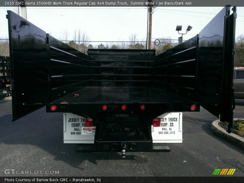 Summit White / Jet Black/Dark Ash 2015 GMC Sierra 3500HD Work Truck Regular Cab 4x4 Dump Truck