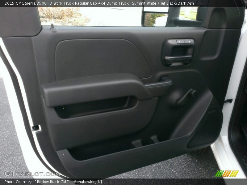 Summit White / Jet Black/Dark Ash 2015 GMC Sierra 3500HD Work Truck Regular Cab 4x4 Dump Truck