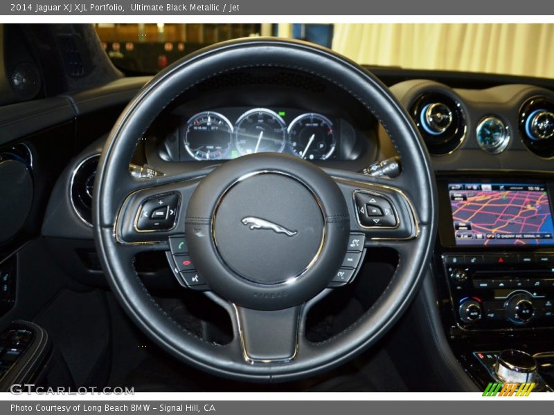 Ultimate Black Metallic / Jet 2014 Jaguar XJ XJL Portfolio