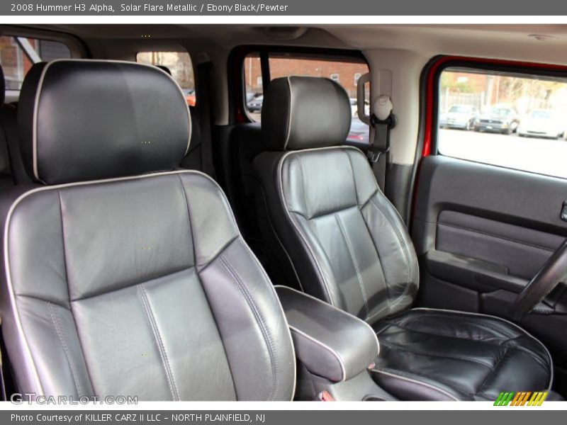 Solar Flare Metallic / Ebony Black/Pewter 2008 Hummer H3 Alpha