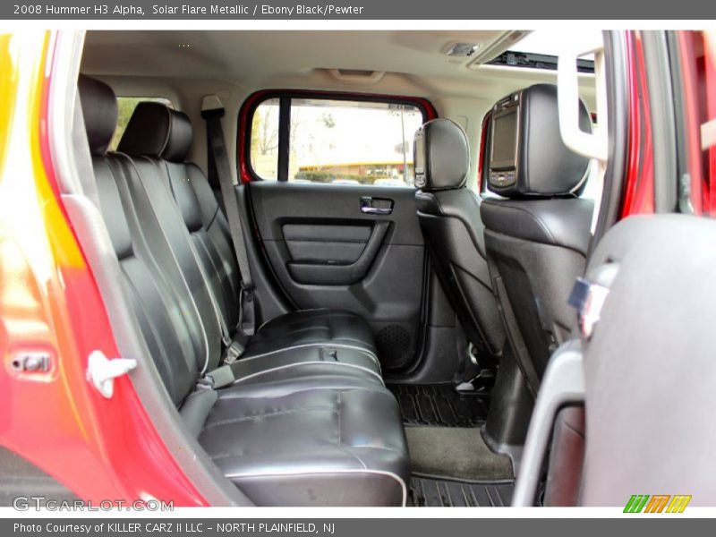 Solar Flare Metallic / Ebony Black/Pewter 2008 Hummer H3 Alpha