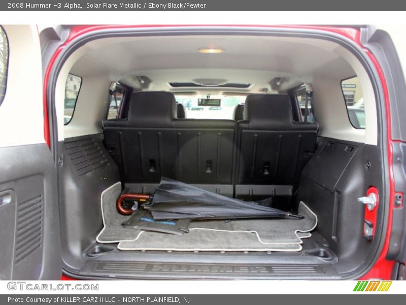 Solar Flare Metallic / Ebony Black/Pewter 2008 Hummer H3 Alpha