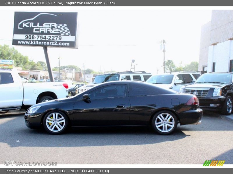 Nighthawk Black Pearl / Black 2004 Honda Accord EX V6 Coupe