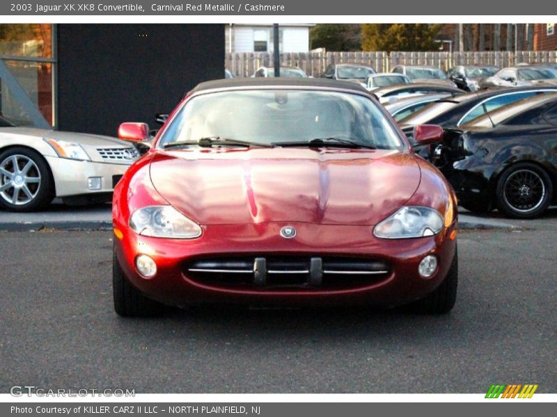 Carnival Red Metallic / Cashmere 2003 Jaguar XK XK8 Convertible