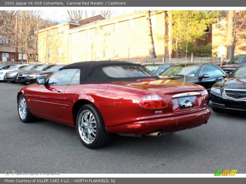 Carnival Red Metallic / Cashmere 2003 Jaguar XK XK8 Convertible