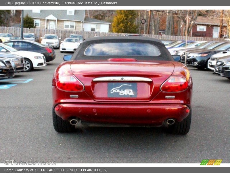 Carnival Red Metallic / Cashmere 2003 Jaguar XK XK8 Convertible