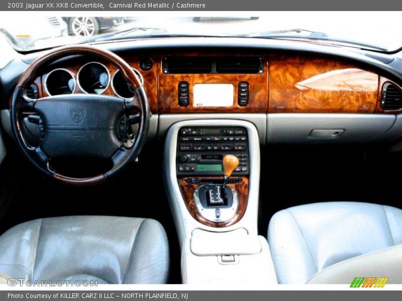 Carnival Red Metallic / Cashmere 2003 Jaguar XK XK8 Convertible