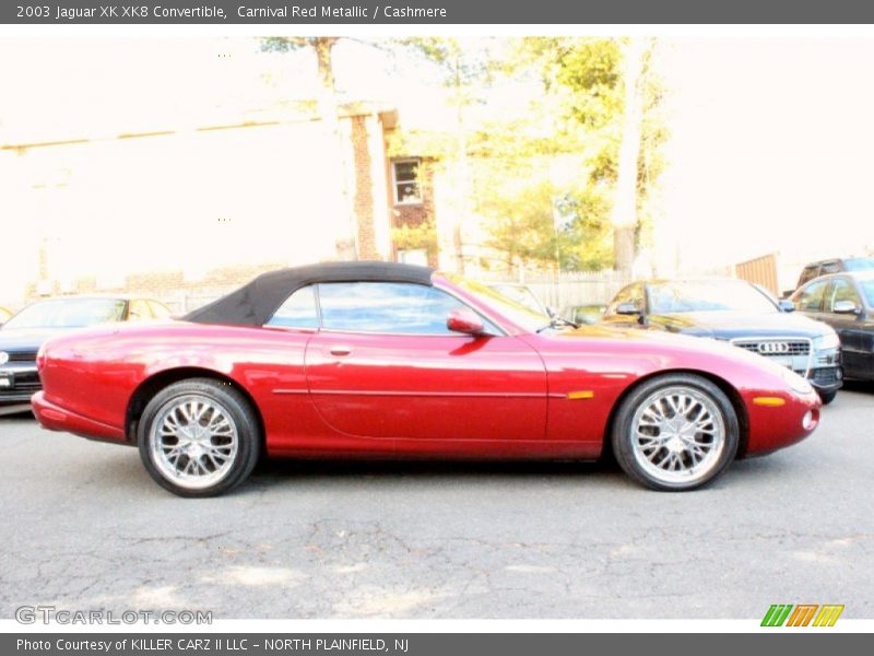 Carnival Red Metallic / Cashmere 2003 Jaguar XK XK8 Convertible