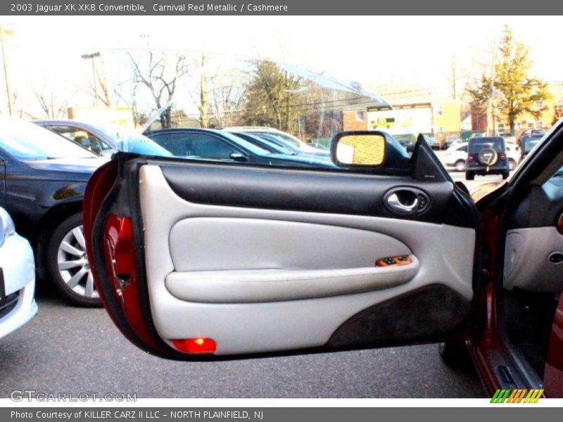 Carnival Red Metallic / Cashmere 2003 Jaguar XK XK8 Convertible