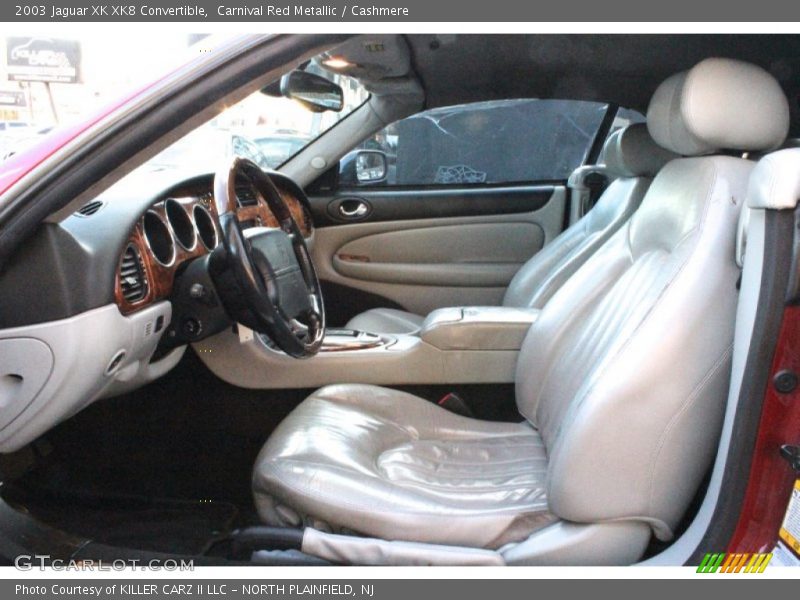 Carnival Red Metallic / Cashmere 2003 Jaguar XK XK8 Convertible