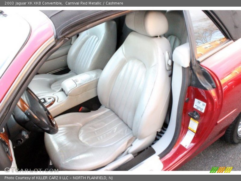 Carnival Red Metallic / Cashmere 2003 Jaguar XK XK8 Convertible