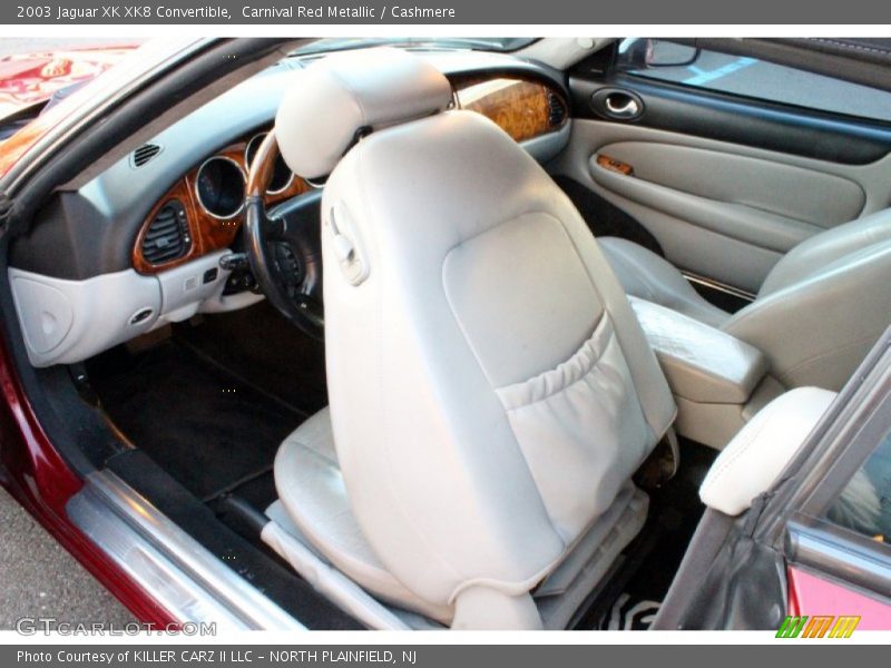 Carnival Red Metallic / Cashmere 2003 Jaguar XK XK8 Convertible