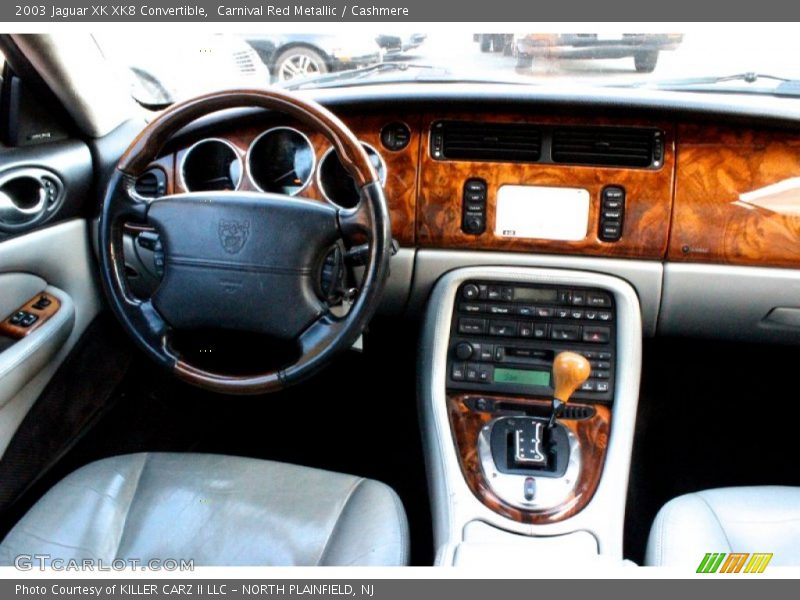 Carnival Red Metallic / Cashmere 2003 Jaguar XK XK8 Convertible