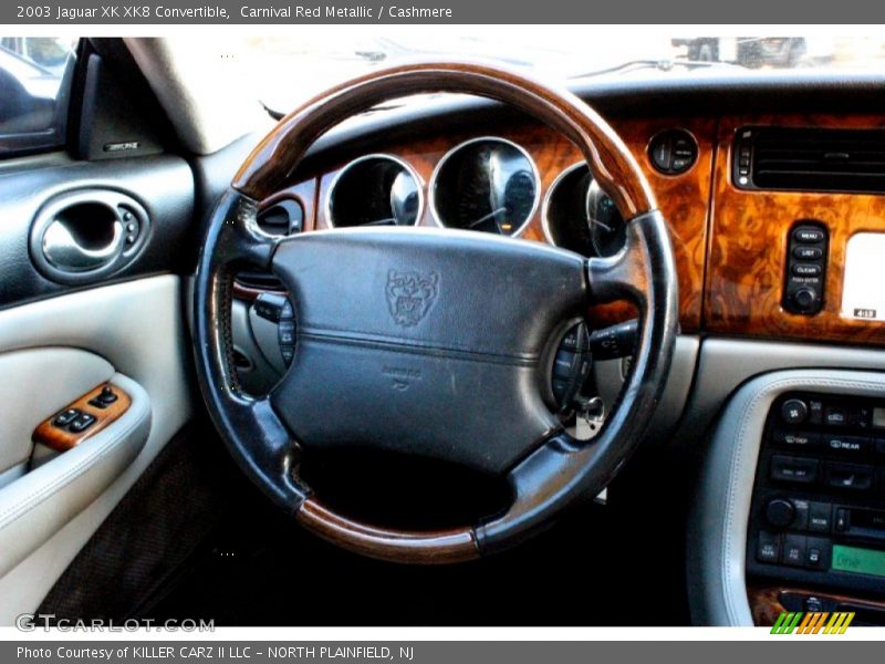 Carnival Red Metallic / Cashmere 2003 Jaguar XK XK8 Convertible