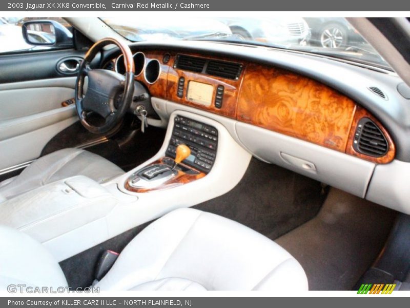 Carnival Red Metallic / Cashmere 2003 Jaguar XK XK8 Convertible