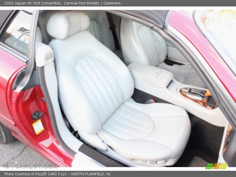 Carnival Red Metallic / Cashmere 2003 Jaguar XK XK8 Convertible