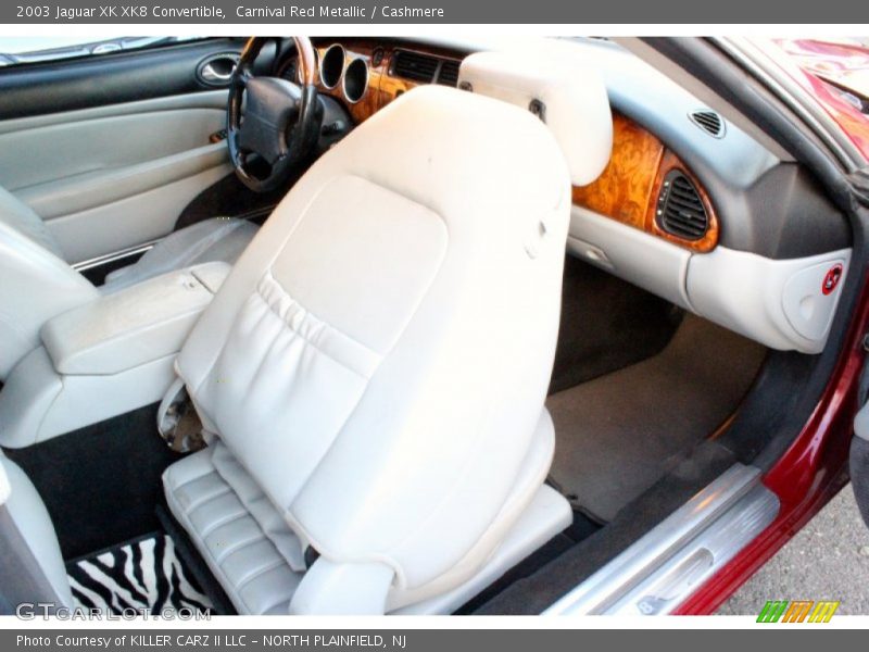 Carnival Red Metallic / Cashmere 2003 Jaguar XK XK8 Convertible