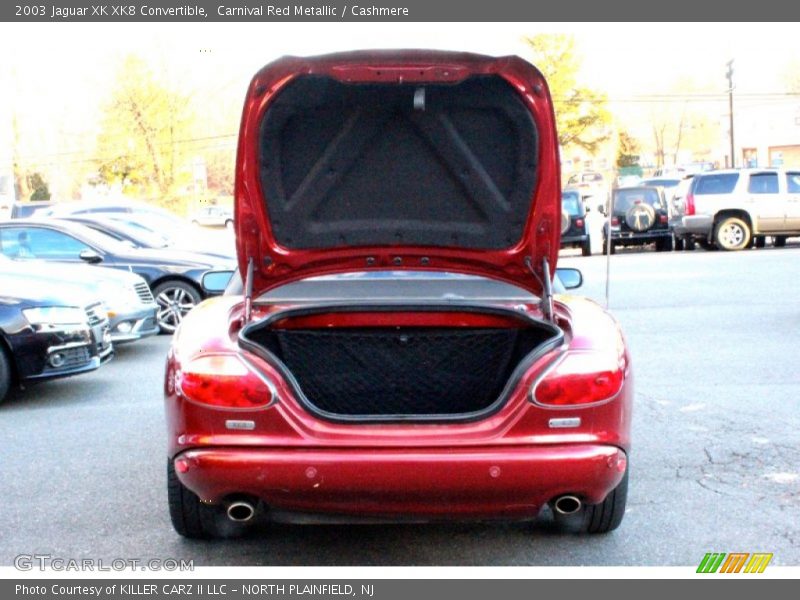 Carnival Red Metallic / Cashmere 2003 Jaguar XK XK8 Convertible