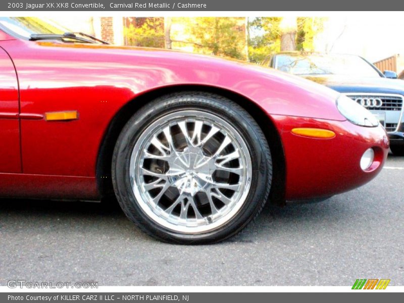Carnival Red Metallic / Cashmere 2003 Jaguar XK XK8 Convertible