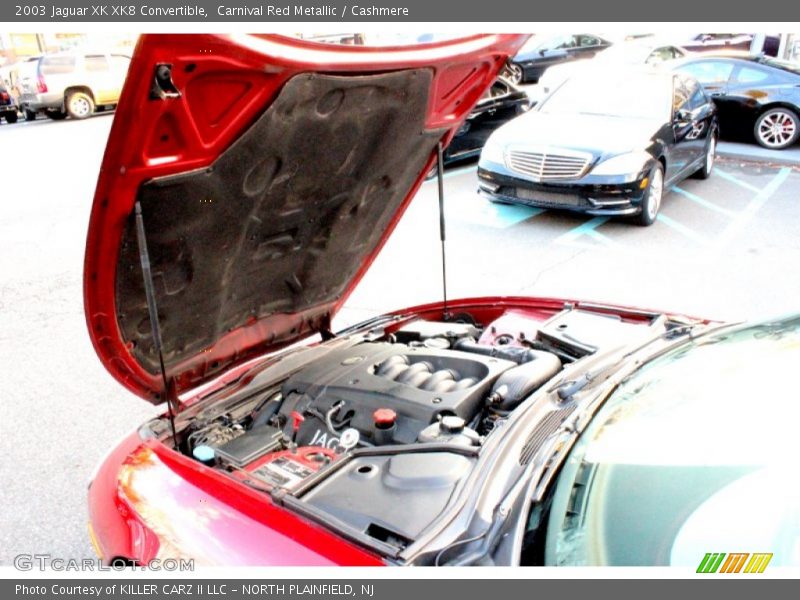 Carnival Red Metallic / Cashmere 2003 Jaguar XK XK8 Convertible