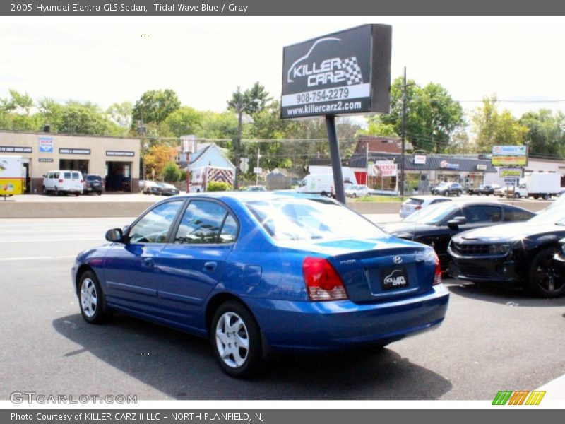 Tidal Wave Blue / Gray 2005 Hyundai Elantra GLS Sedan