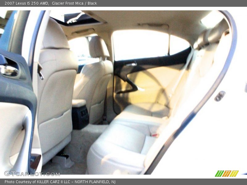 Glacier Frost Mica / Black 2007 Lexus IS 250 AWD