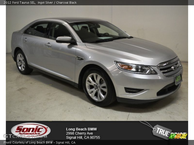 Ingot Silver / Charcoal Black 2012 Ford Taurus SEL
