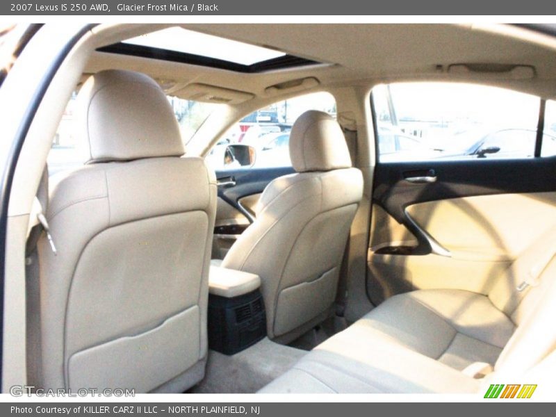 Glacier Frost Mica / Black 2007 Lexus IS 250 AWD