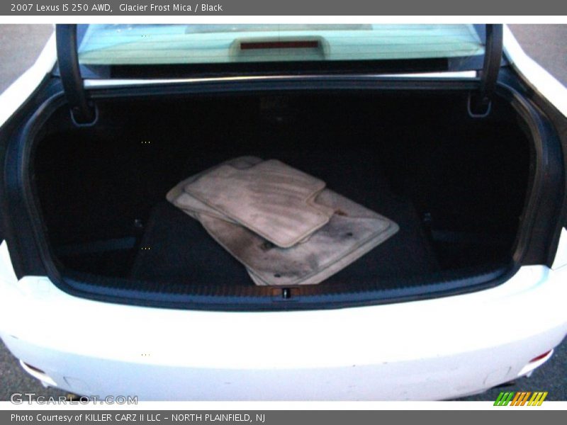 Glacier Frost Mica / Black 2007 Lexus IS 250 AWD