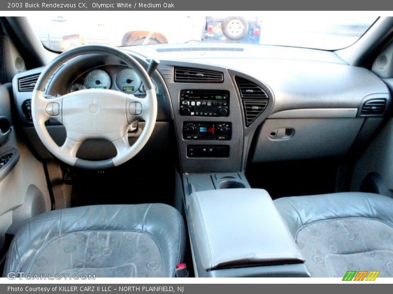 Olympic White / Medium Oak 2003 Buick Rendezvous CX