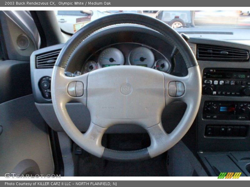 Olympic White / Medium Oak 2003 Buick Rendezvous CX