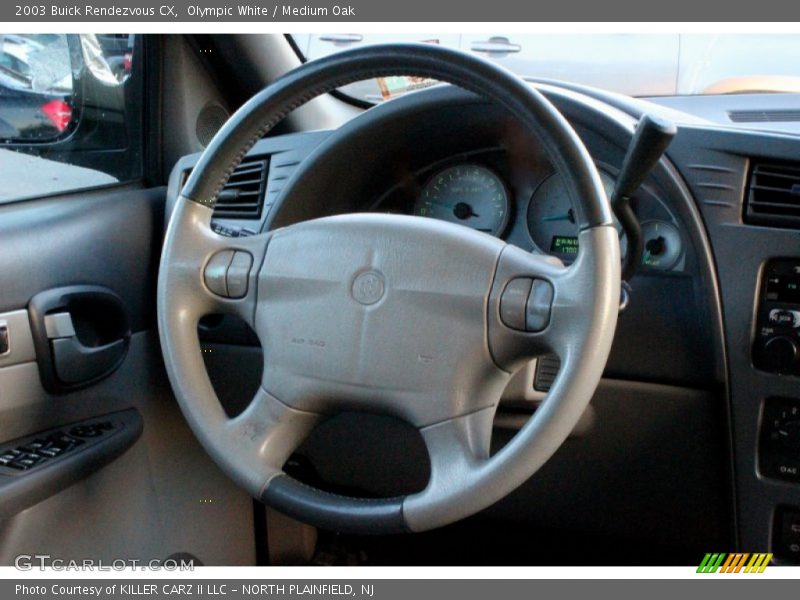 Olympic White / Medium Oak 2003 Buick Rendezvous CX