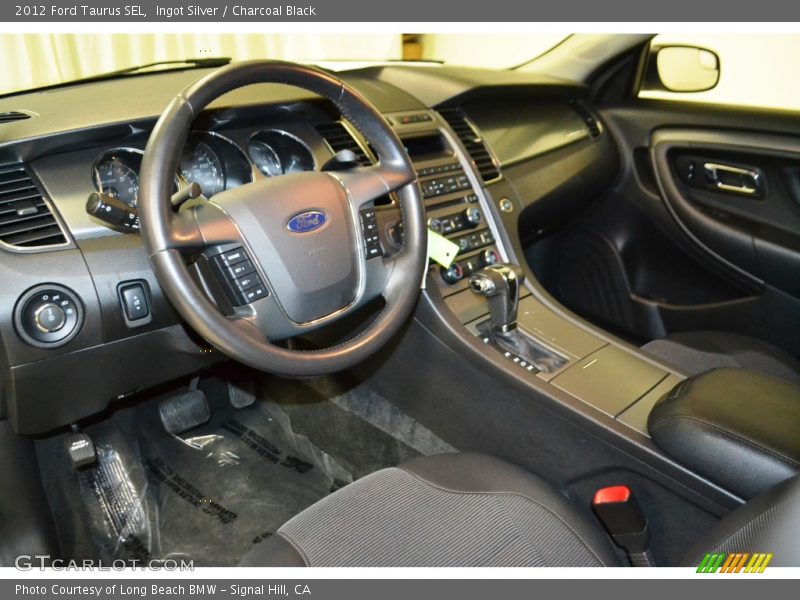 Ingot Silver / Charcoal Black 2012 Ford Taurus SEL