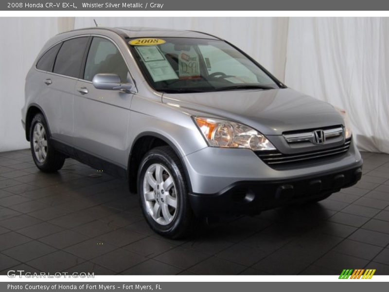 Whistler Silver Metallic / Gray 2008 Honda CR-V EX-L