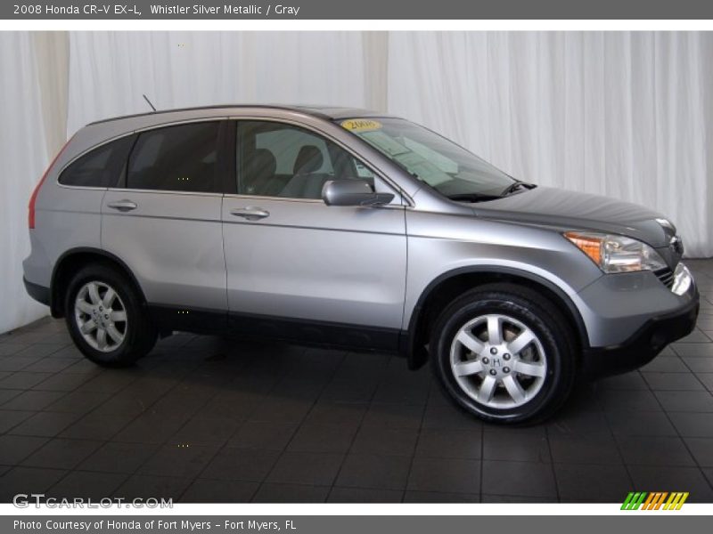 Whistler Silver Metallic / Gray 2008 Honda CR-V EX-L