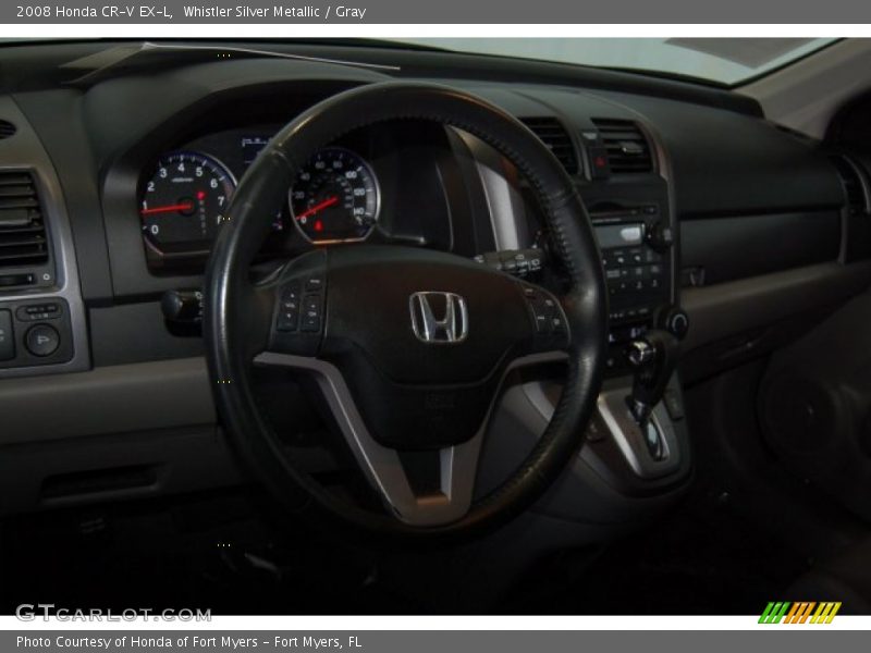 Whistler Silver Metallic / Gray 2008 Honda CR-V EX-L