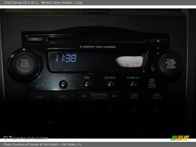 Whistler Silver Metallic / Gray 2008 Honda CR-V EX-L