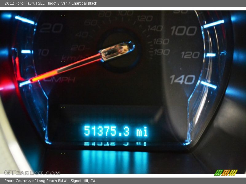 Ingot Silver / Charcoal Black 2012 Ford Taurus SEL