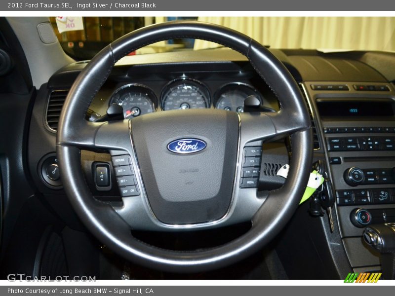 Ingot Silver / Charcoal Black 2012 Ford Taurus SEL