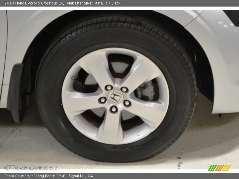 Alabaster Silver Metallic / Black 2010 Honda Accord Crosstour EX