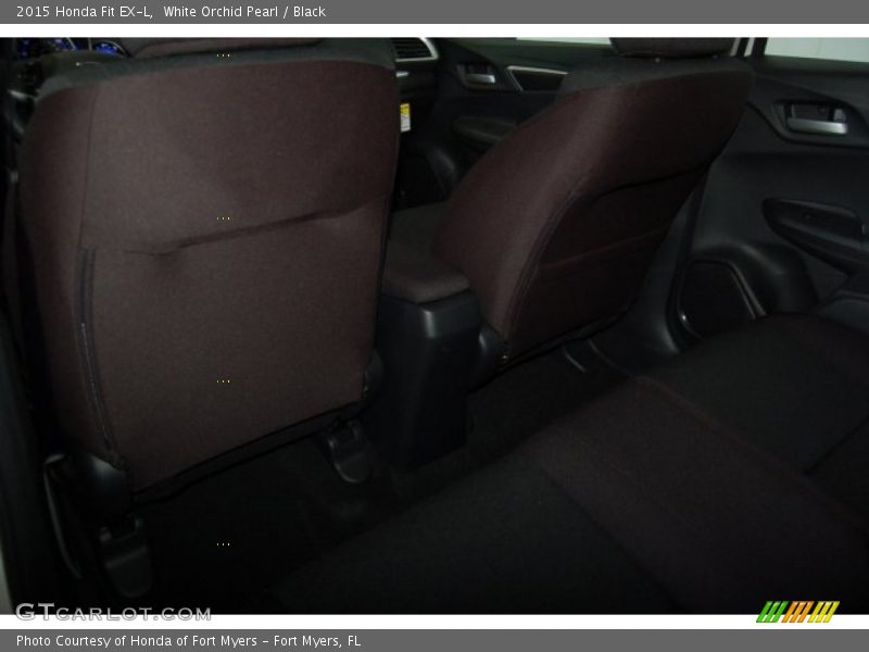 White Orchid Pearl / Black 2015 Honda Fit EX-L