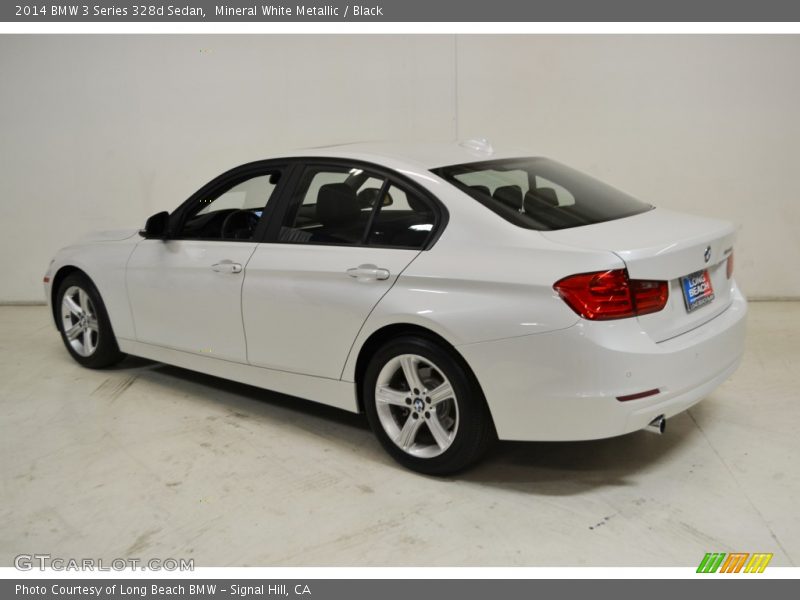 Mineral White Metallic / Black 2014 BMW 3 Series 328d Sedan