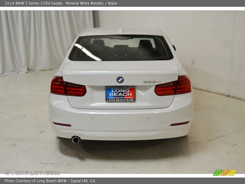 Mineral White Metallic / Black 2014 BMW 3 Series 328d Sedan
