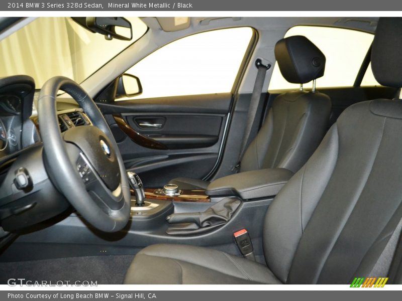 Mineral White Metallic / Black 2014 BMW 3 Series 328d Sedan