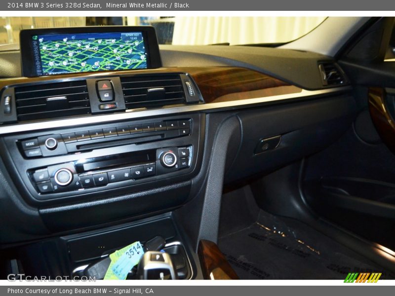 Mineral White Metallic / Black 2014 BMW 3 Series 328d Sedan
