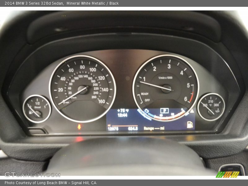Mineral White Metallic / Black 2014 BMW 3 Series 328d Sedan